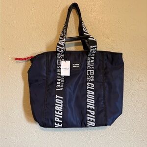 Claudie Pierlot Navy Tote Bag